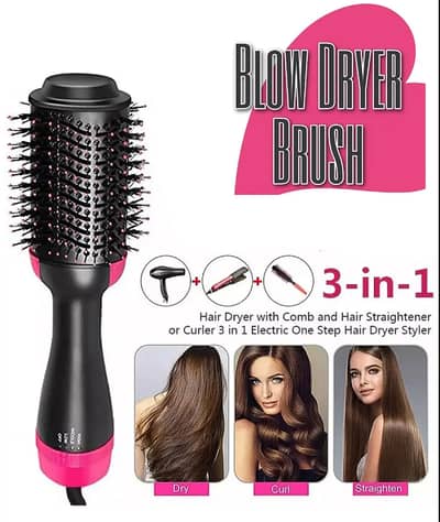 New One Step Hair Dryer & Volumizer Brush | Hair Straightener & Styler