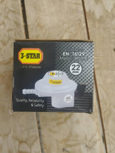3-STAR LPG Gas Regulator for cylinder 22mm
