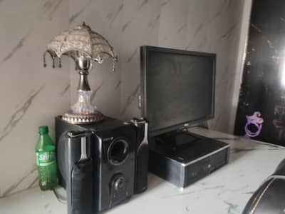 Computer With Boofer For Sell 4 Ram 100Gb Storage