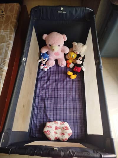 baby cot bed and playpen