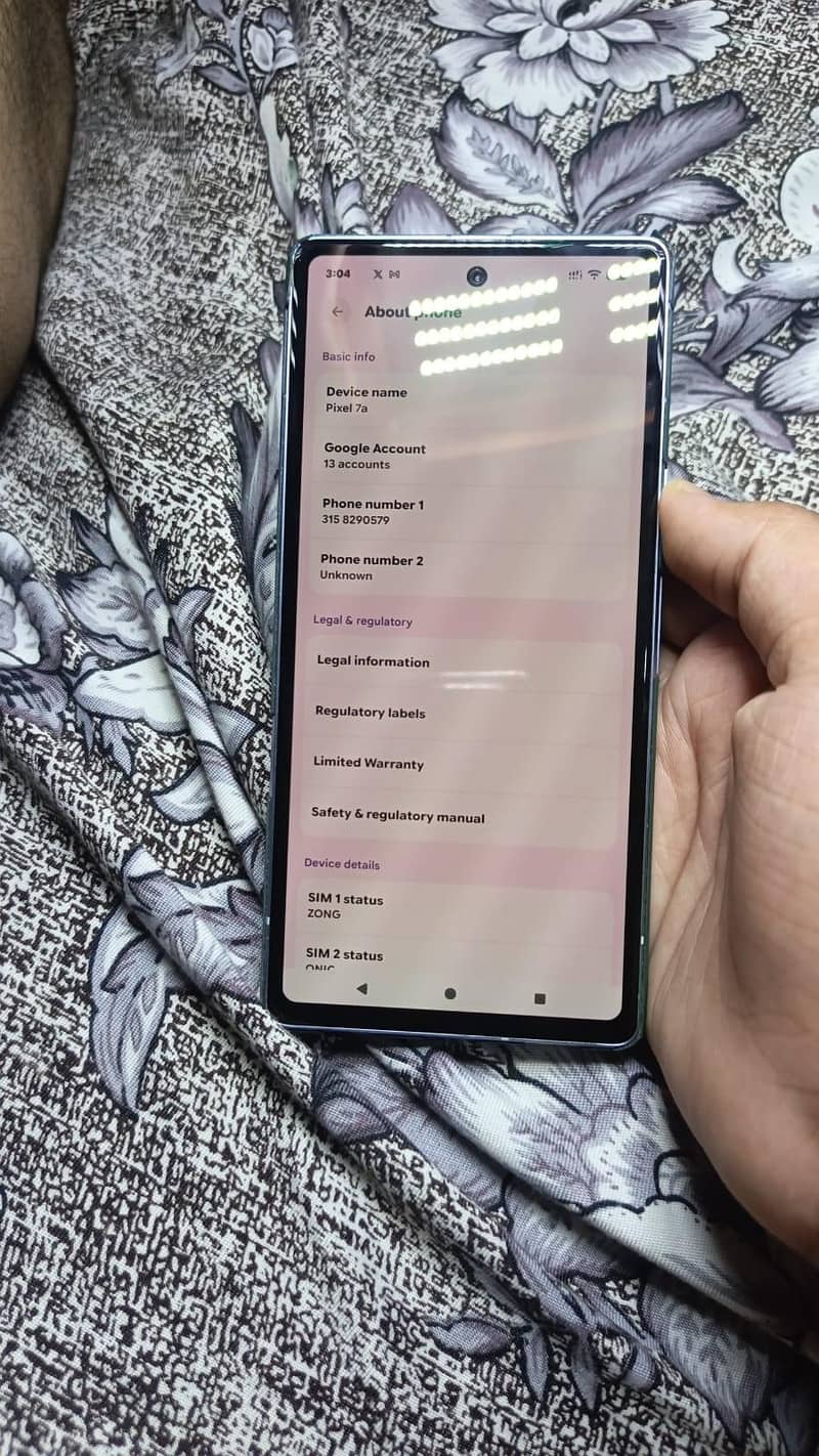 Google Pixel 7a 0