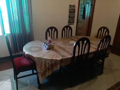6 seater, Oval Dining Table