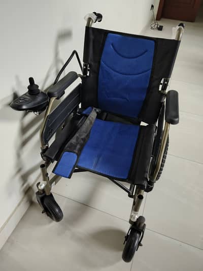 Foldable Electric Wheelchair 24V – Joystick Control, Heavy Duty