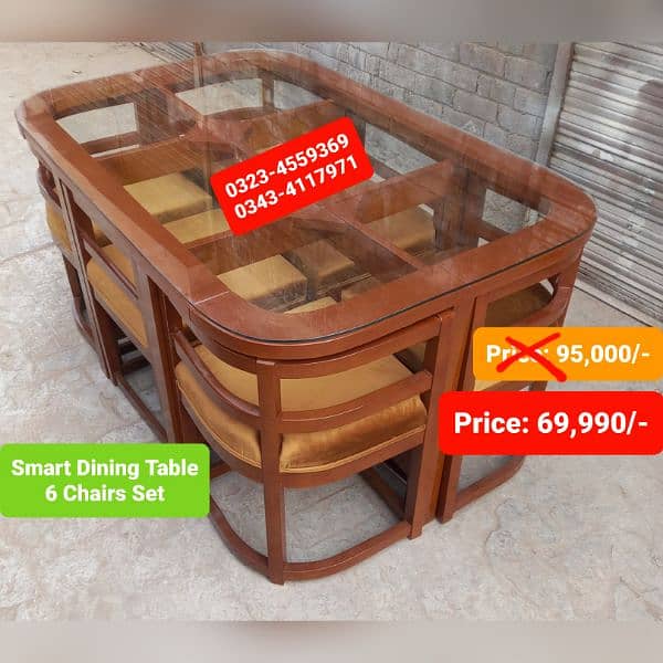 Dining table / Smart dining table / round table dining set / table 4