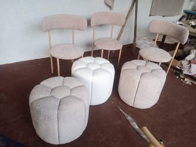 puffe set in room with other uses