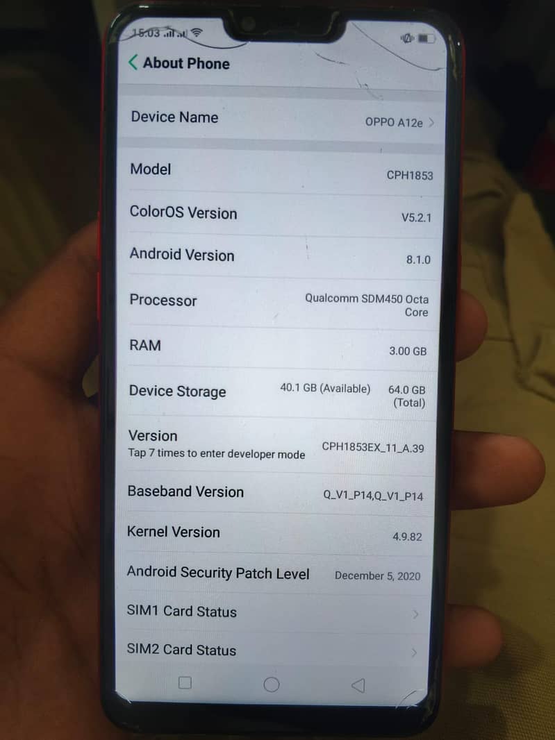 OPPO A12e 1