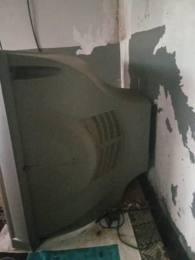 This is the TV inside where He has a slight problem inside him.
