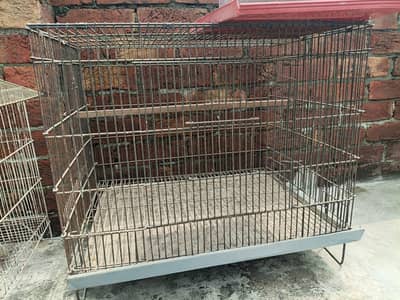 2 parrot cages 3 boxes