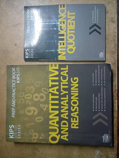 KIPS Entry test books Quantitative and Analytical reasoning bundle