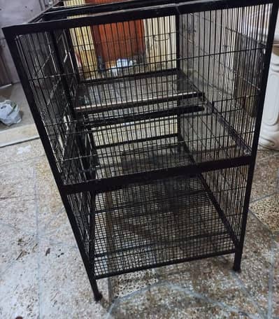 Birds cages new all OK hai 4 portions haii all OK haii