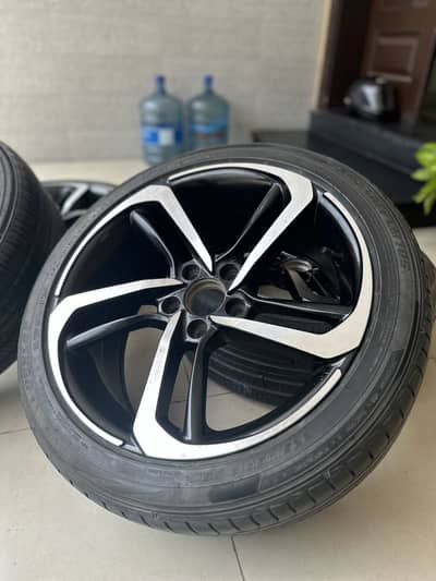 18 inch accord style rims for sale with tyres
