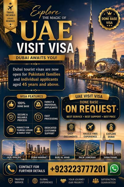 Dubai visit visa Singapore Indonesia Malaysia Thailand visit visa