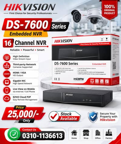 Hikvision DS-7600 Series Embedded NVR
