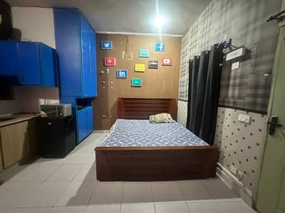 Fully Furnished Studio Flat Available For Rent Near By Expo Centre Block H-3 Johar Town Phase 2 Lahore.