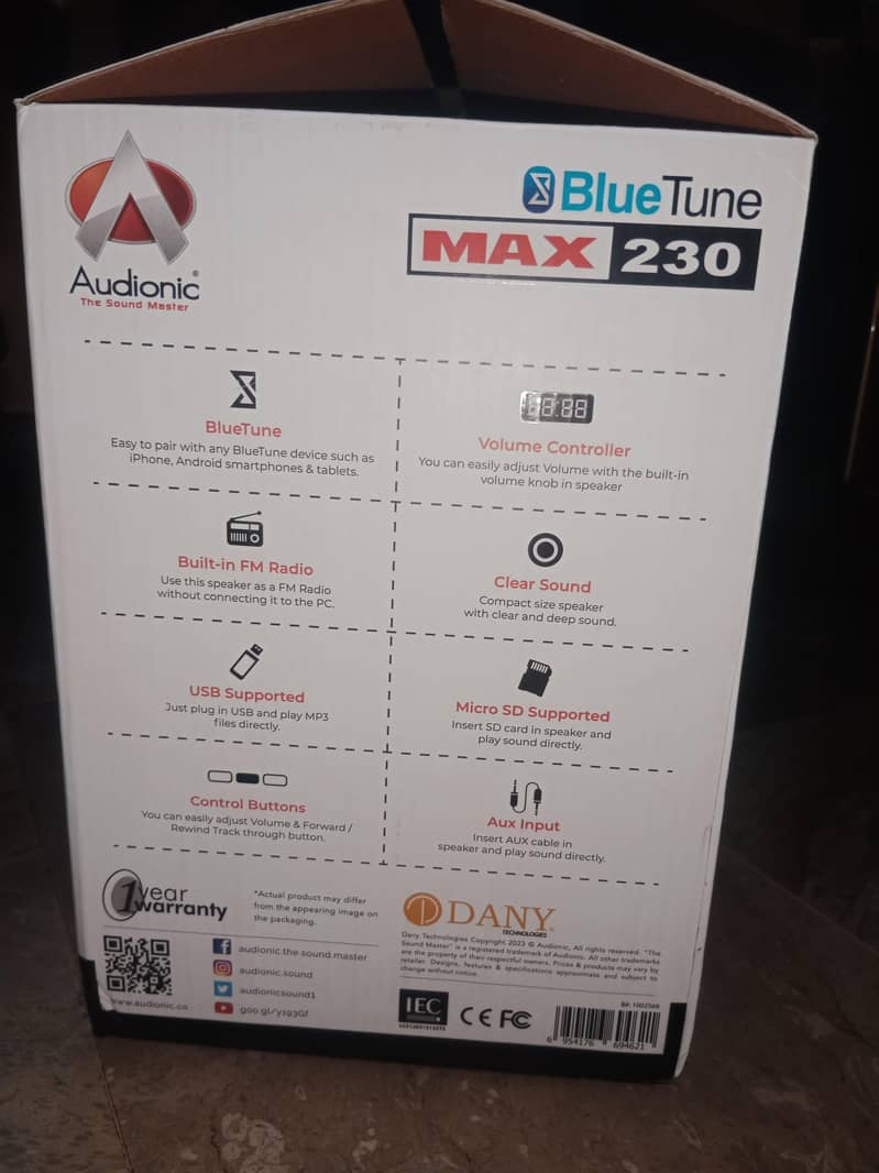 audionic max230 3