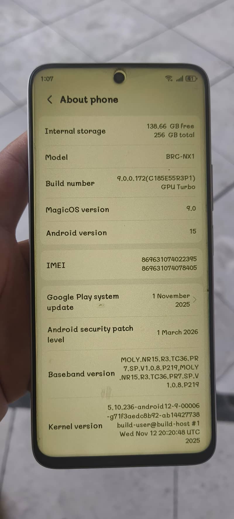 Honor 9C 8