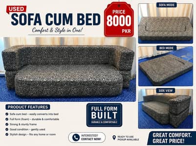 COMFORTABLE SOFA CUM BED