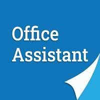 Female assistant required in office