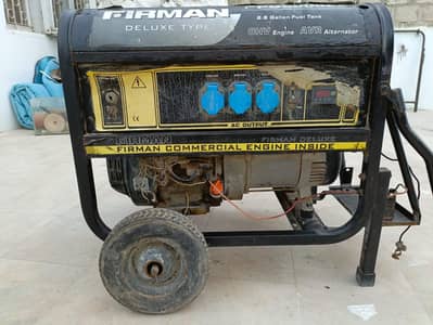 FIRMAN FPG8800E2 6kVA Generator | Petrol Generator | As-Is Condition