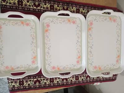 A set of 3 Serving Trays (new and packed)