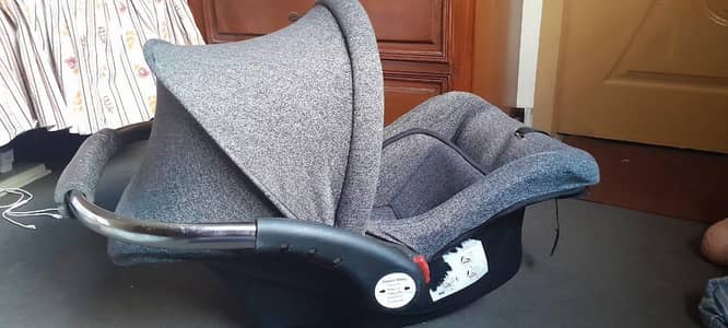 Baby Cot Grey color