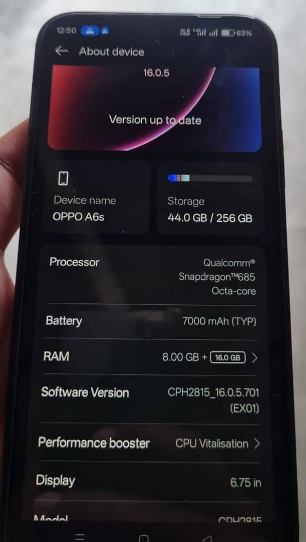 OPPO A6s 1