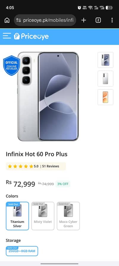 Infinix Hot 60 Pro plus