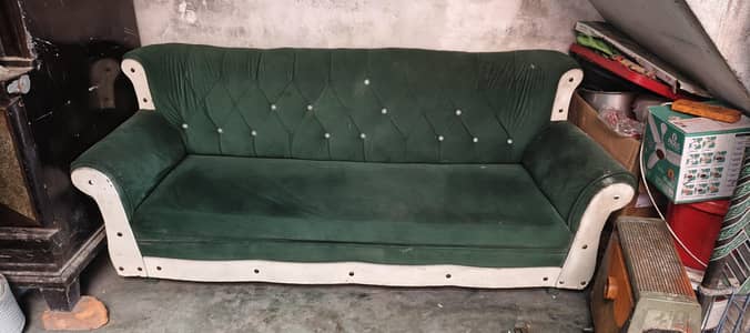 Green Cushion Sofa