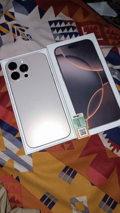 Apple iPhone 16 Pro Max PTA Approved 256gb Desert Titanium