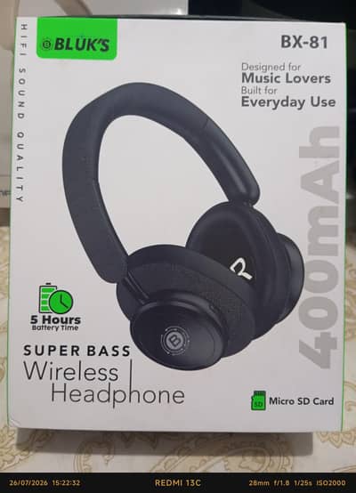 BLUKS BX-81 Wireless Headphones