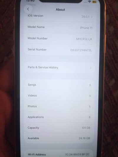 Apple iPhone 11 all ok condition 10 by 10