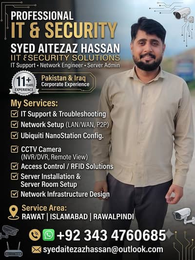 Professional IT & Networking CCTV & Access Control Services