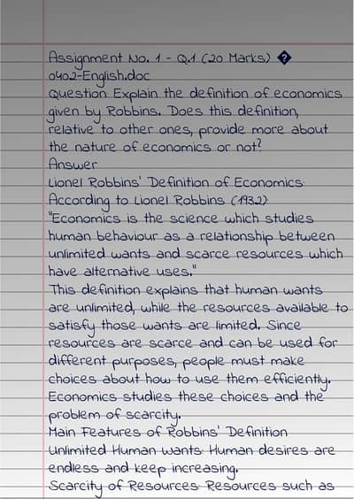 Bachelor spring English 2026 solved assignment
