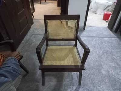Old Solid Wooden Easy chairs