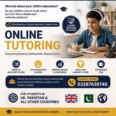 worried about your children's education??
