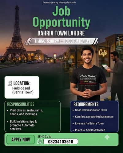 Job Offer | Field Marketing | Visiting locations for marketing
