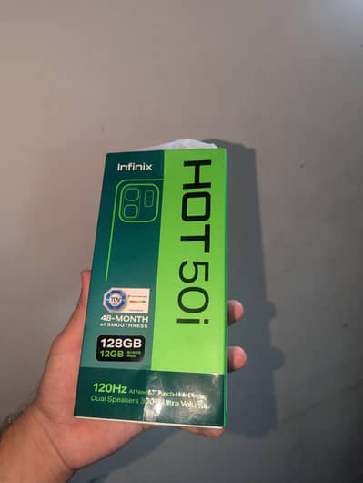 Infinix Hot 50i box available perfect condition