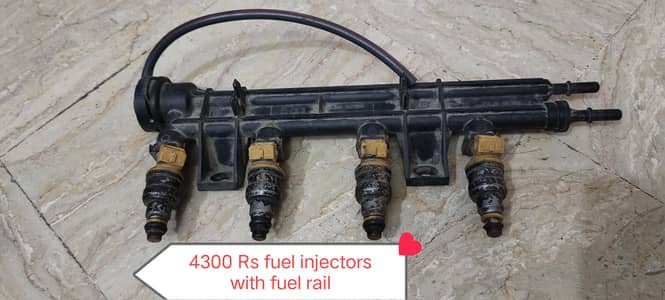 Santro Fuel injectors and 2 fuel rails for sale
