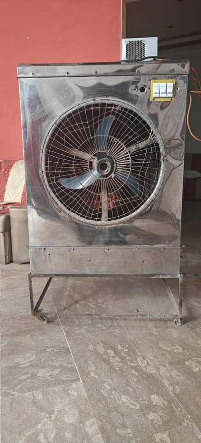 BIG Solar Cooler With Supply Double speed Motor 10/10 Stainless Steal