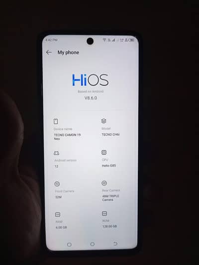 Tecno camon 19 new