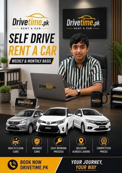 Rent a car without  driver/ Self drive/ car rental/ Alto, Cultus, City