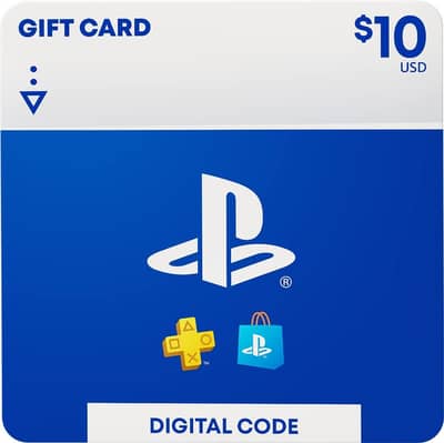 PSN GIFT CARD 10 DOLLAR FOR PLAYSTATION 5,4,3,2,1