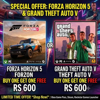 GTA 5 real enchaced version original warranty+Forza herozen 5 for free