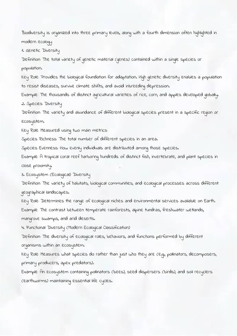 Biodiversity 1