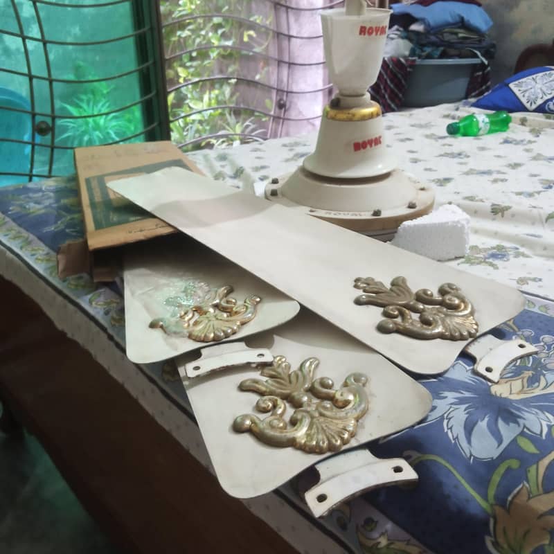 AC ceiling fan. 4