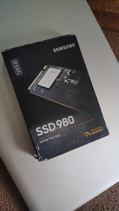 Samsung 980 NVMe M. 2 SSD 500GB (Sealed & Unused) | Original 