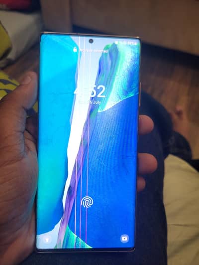 Note 20 ultra pta approved (screen damage is the protector)