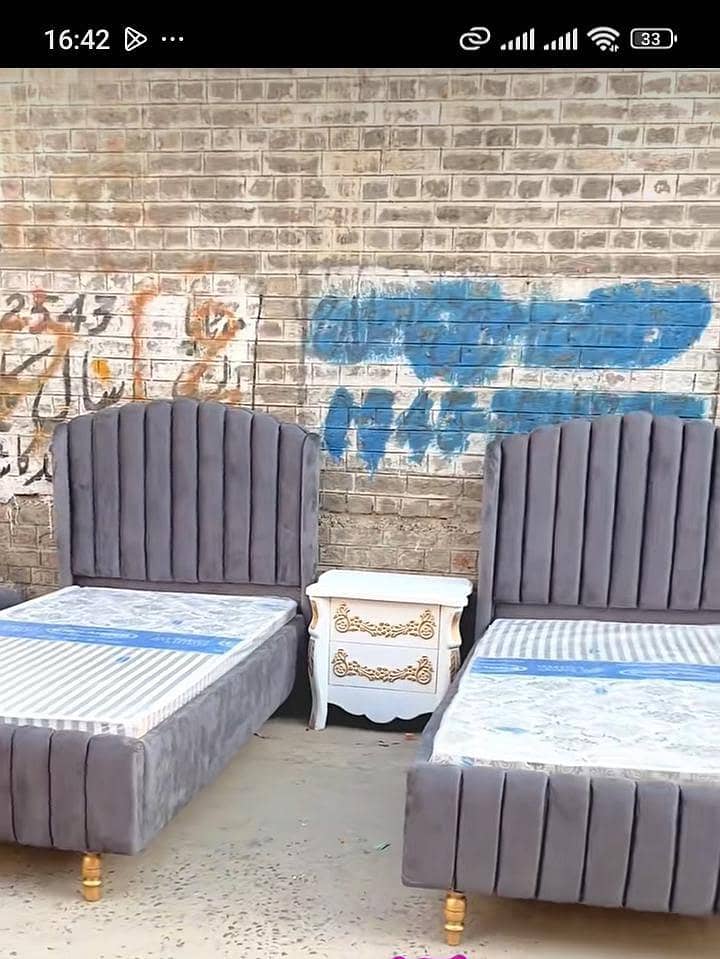 2 new single bed set 0