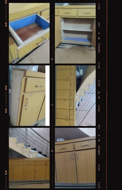 Solid wooden cabinet for sale good condition use for kitchen and shop