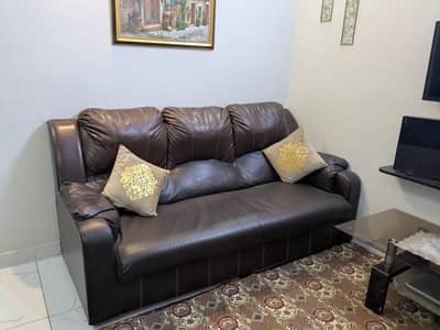 leather sofa